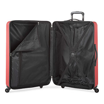 luggage set 3 piece hard cover spinner cool solid light weight unique  durable