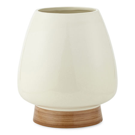 Linden Street 11" Reactive Glaze Planter In Brown