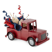 Linden Street Americana Truck Tabletop Decor, One Size, Red