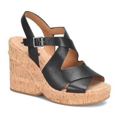 Korks Womens Brigitte Wedge Sandals