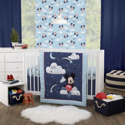Disney 3-pc. Mickey Mouse Crib Bedding Set