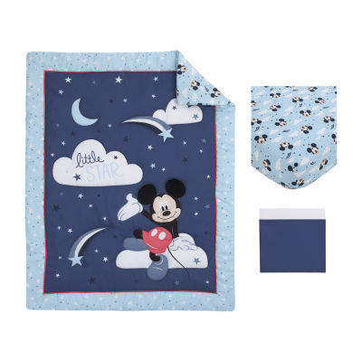 Disney 3-pc. Mickey Mouse Crib Bedding Set