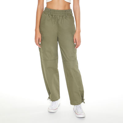 Forever 21 Utility Twill Womens Mid Rise Jogger Pant Juniors