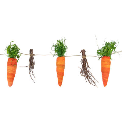 Northlight 3.25ft Carrots And Twigs Easter Garland
