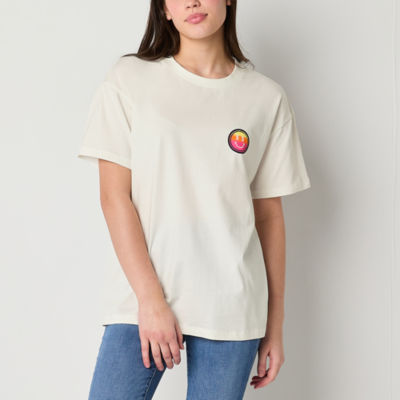 Skinnydip London Juniors Girls Just Wanna Have Funds Womens Round Neck Short Sleeve Graphic T-Shirt