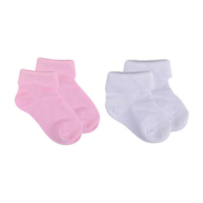 Olivia & Joy Girls 4 Pair Turncuff Socks