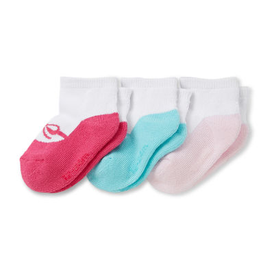 Piper & Jax Baby Girls 6 Pair Crew Socks