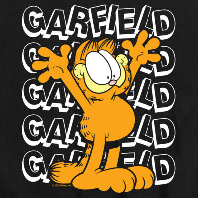 Little & Big Boys Crew Neck Short Sleeve Garfield Graphic T-Shirt