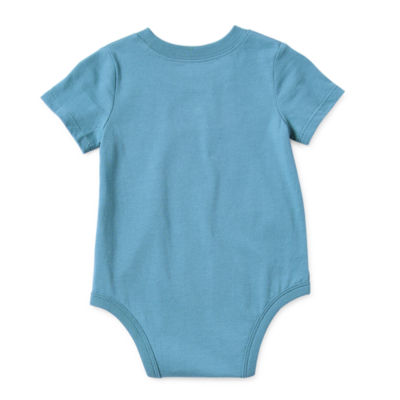 Okie Dokie Baby Boys Crew Neck Short Sleeve Bodysuit