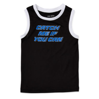 Okie Dokie Toddler & Little Boys Dri-Fit Moisture Wicking Active Crew Neck Tank Top