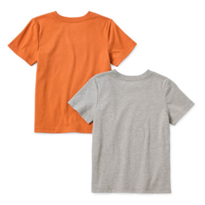 Okie Dokie Toddler & Little Boys 2-pc. Crew Neck Short Sleeve T-Shirt