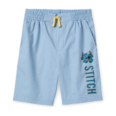 Disney Collection Little & Big Boys Stitch Pull-On Short