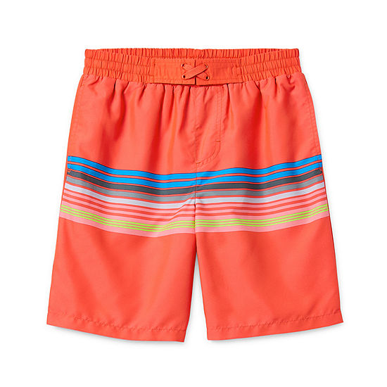 Thereabouts Little & Big Boys At The Knee Boxer Brief Lined Striped ...