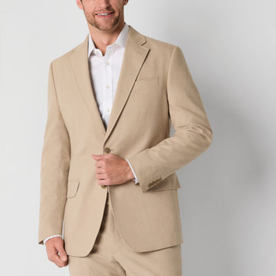 Stafford Mens Slim Fit Linen Suit Jacket
