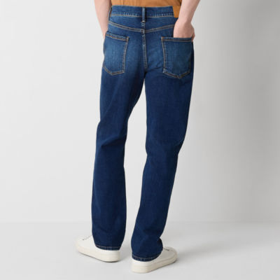 mutual weave Mens Stretch Fabric Straight Leg Jean