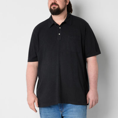 Mutual weave Big and Tall Mens Classic Fit Short Sleeve Pocket Polo Shirt MainPlace Mall