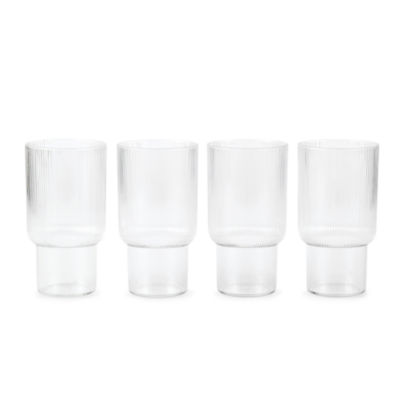 Turquoise Sun 24oz Acrylic 4-pc. Tumblers