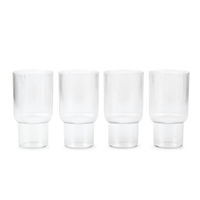 Turquoise Sun 24oz Acrylic 4-pc. Tumblers, One Size, Clear
