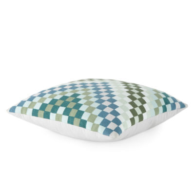 Home Expressions Chevron Check Square Throw Pillow