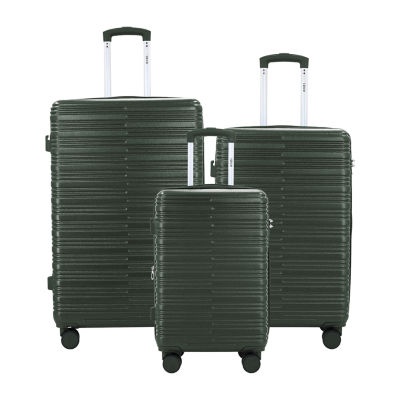 Rockland Fashion Print 4-pc. Softside Luggage Set-, Color: Peace