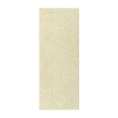 Maples Textured Waves Indoor Rectangular Runner