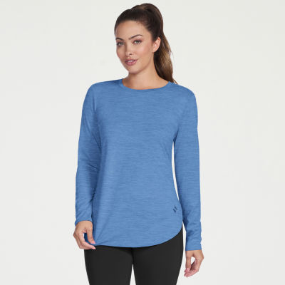 Skechers Womens GO DRI SWIFT Long Sleeve Tunic Crewneck Sweatshirt