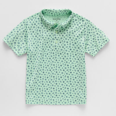 Okie Dokie Toddler & Little Boys Short Sleeve Regular Fit Polo Shirt
