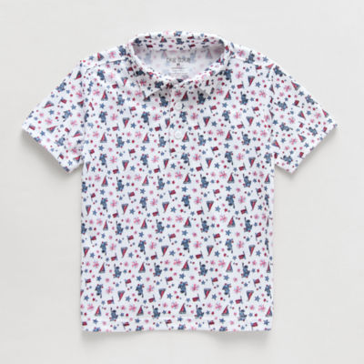 Okie Dokie Toddler & Little Boys Short Sleeve Regular Fit Polo Shirt