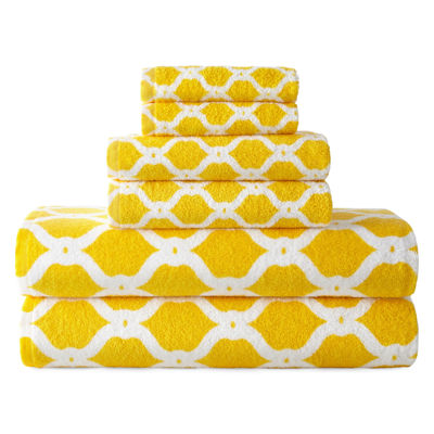 JCPenney Home™ Ogee Trellis Bath Towel CollectionJCPenney