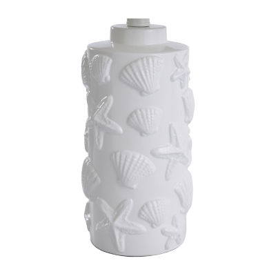 Stylecraft Seashell Motif 9 W White Table Lamp