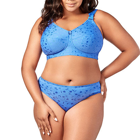 Elila Super Curves Full Coverage Softcup Bra 1305, Ddd, Blue