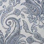 Regal Home Surfaces Paisley Light-Filtering Grommet Top Single Curtain Panel