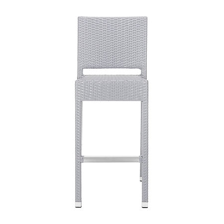 Bethel Patio Collection Bar Stool, One Size, Gray