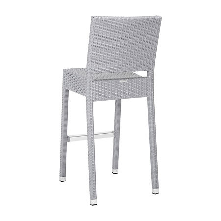 Bethel Patio Collection Bar Stool, One Size, Gray