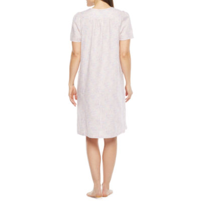 Lissome Womens Short Sleeve Knee Length Robe