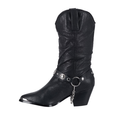 Dingo Womens Stacked Heel Cowboy Boots