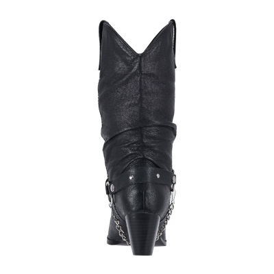 Dingo Womens Stacked Heel Cowboy Boots