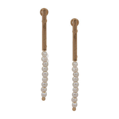 a.n.a Simulated Pearl Drop Earrings