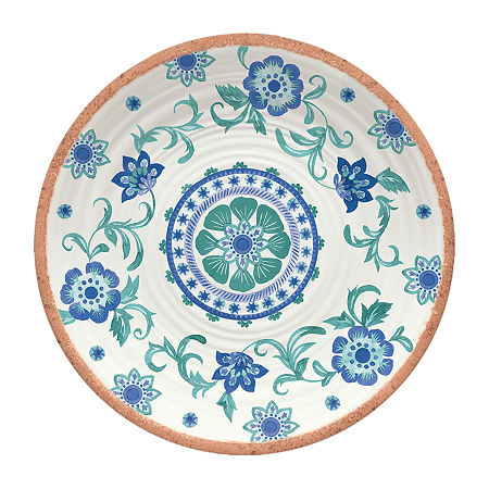 Tarhong Rio Floral Serving Platter, One Size, Multiple Colors