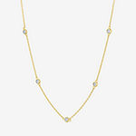Diamond Addiction Womens 1/5 CT. T.W. Lab Grown White Diamond 10K Gold Pendant Necklace