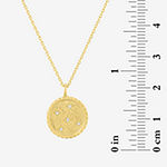 Diamond Addiction Womens 2-pc. Diamond Accent Genuine White Diamond 14K Gold Over Silver Pendant Necklace Set