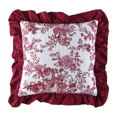 Laurel Manor Toile Garden Square Throw Pillow JCPenney