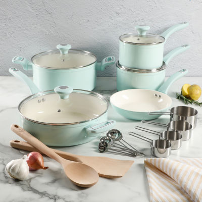 Martha Stewart Ceramic Non-Stick 19-pc. Cookware Set