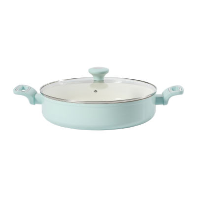 Martha Stewart Ceramic Non-Stick 12" Everyday Pan with Lid