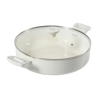 Martha Stewart Essential Pan, with Lid, Stainless Steel, 12 Inch