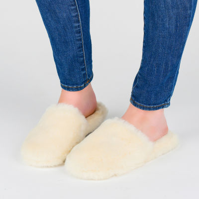 Journee Collection Womens Cozey Slip-On Slipper