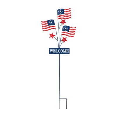 Glitzhome Metal Flags Cast Iron Yard Stake