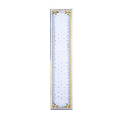 Elrene Home Fashions Capri Lemon Table Runner