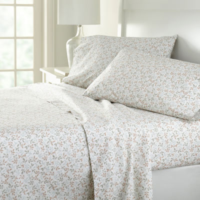 Home Expressions Cool and Crisp Cotton Percale Sheet Set