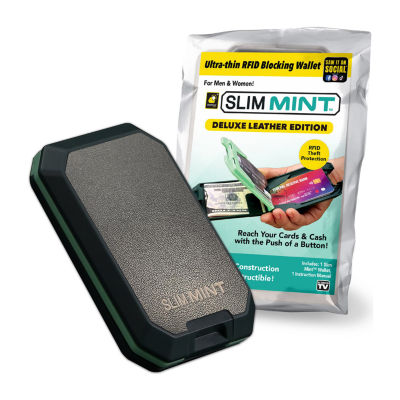As Seen On TV Slim Mint Leather RFID Blocking Wallet